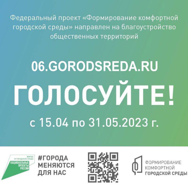 За две недели рейтингового голосования за объекты благоустройства в Ингушетии проголосовало 10к человек!.