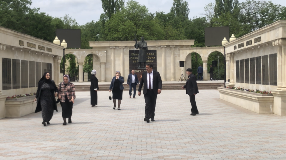 Инспекционный выезд главы города Малгобек Муссы Галаева в парк им.Серго Орджоникидзе.