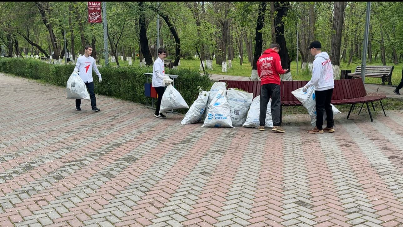 Малгобекчане приняли участие во Всероссийском субботнике.