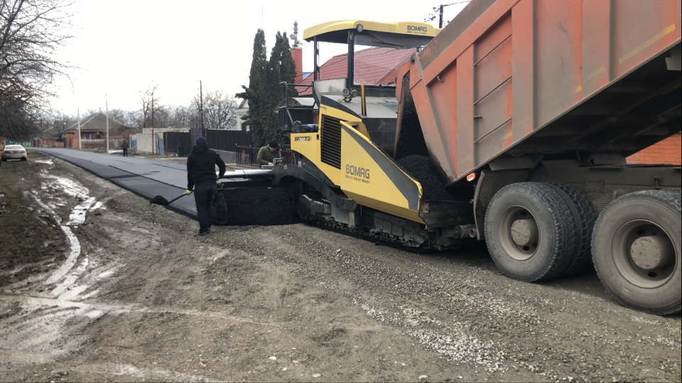 В Малгобеке завершается благоустройство ул. Лермонтова.