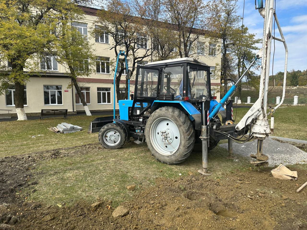 Cтроительство спортивной площадки по ул. Железнодорожная.