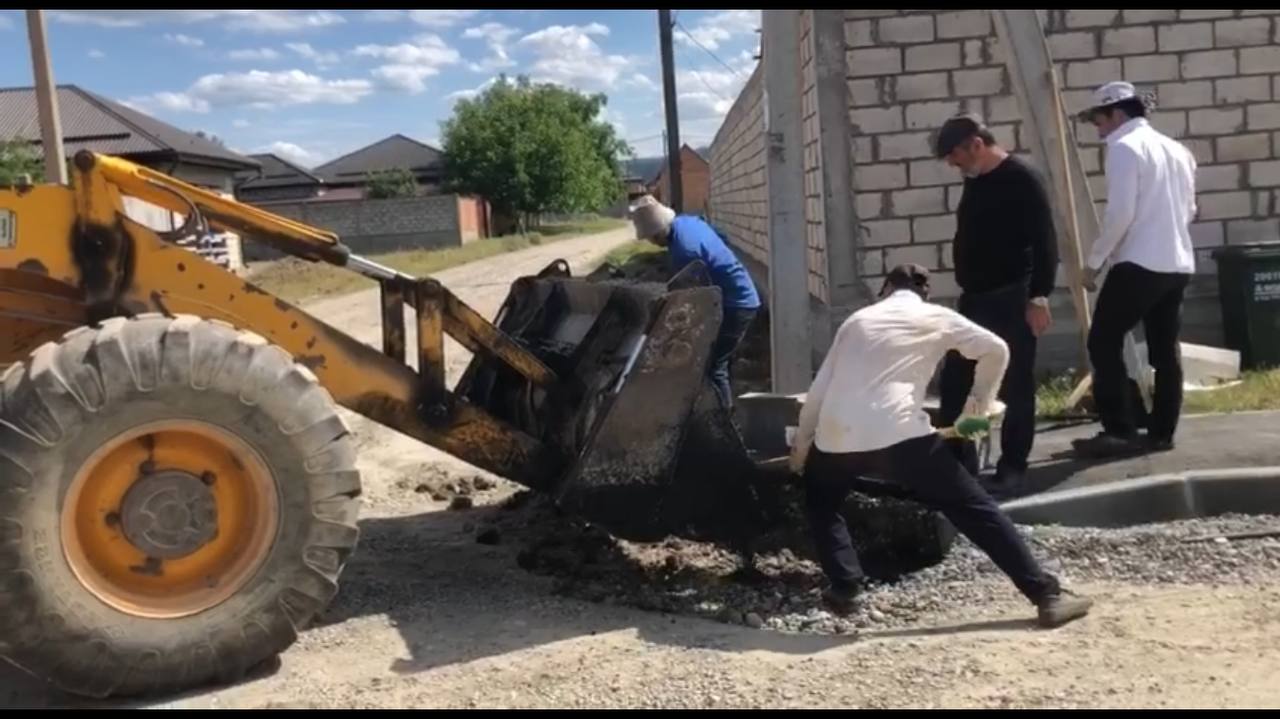 Продолжается благоустройство общественных территорий г.Малгобек, выбранных жителями.