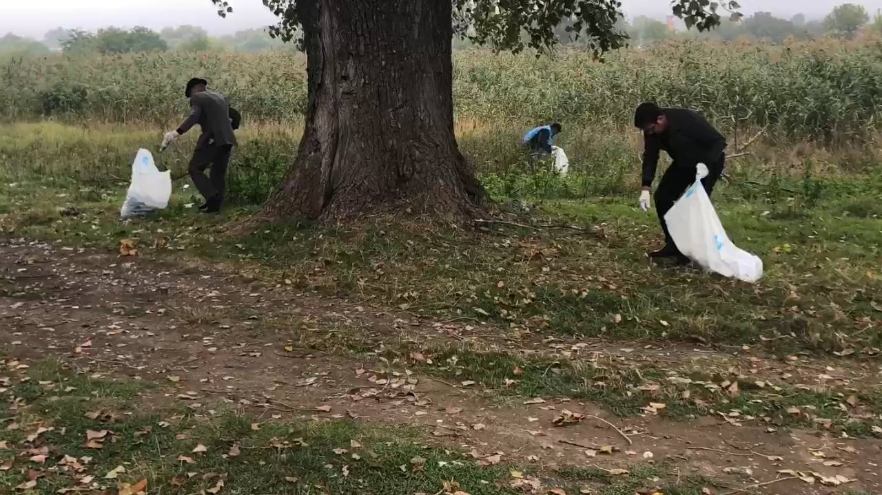 Сегодня на территории Малгобекского водохранилища администрацией города организован субботник.