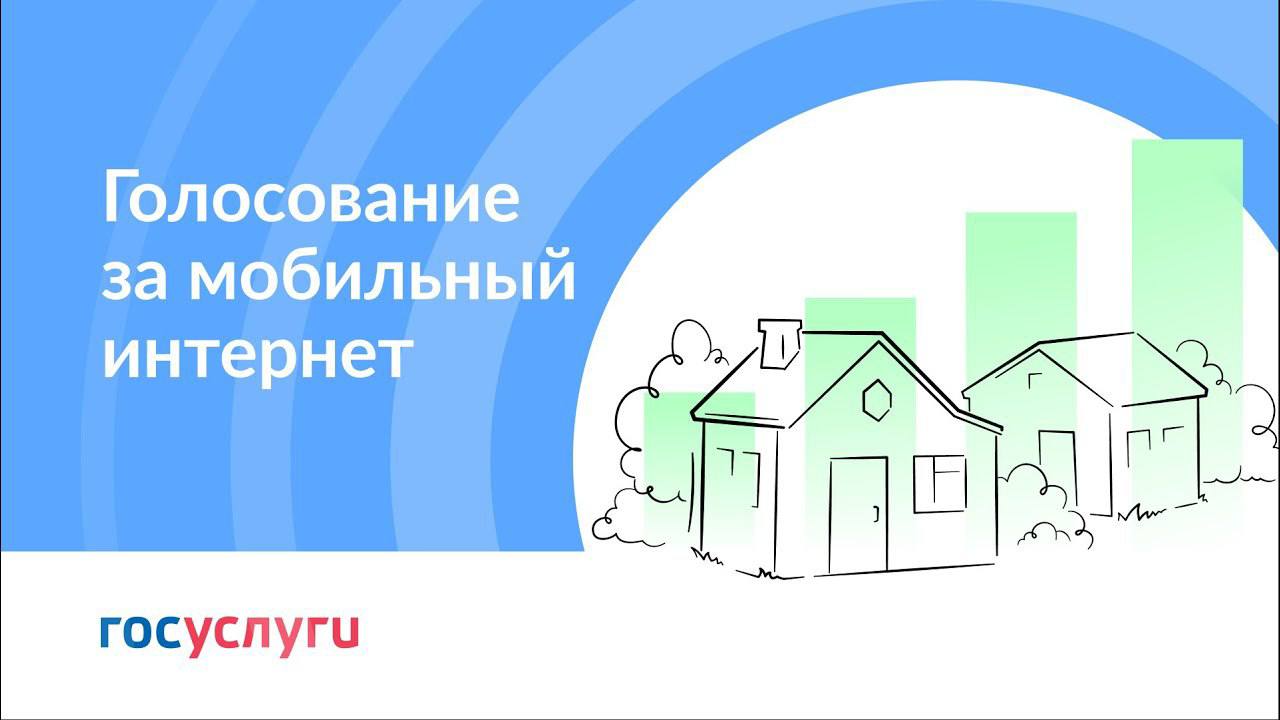 О проведении всероссийского голосования за подключение мобильного Интернета.